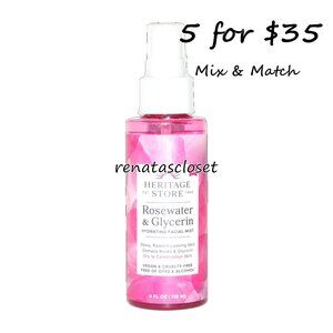 Heritage Store Rosewater & Glycerin Hydrating Facial Mist NWT/SEALED